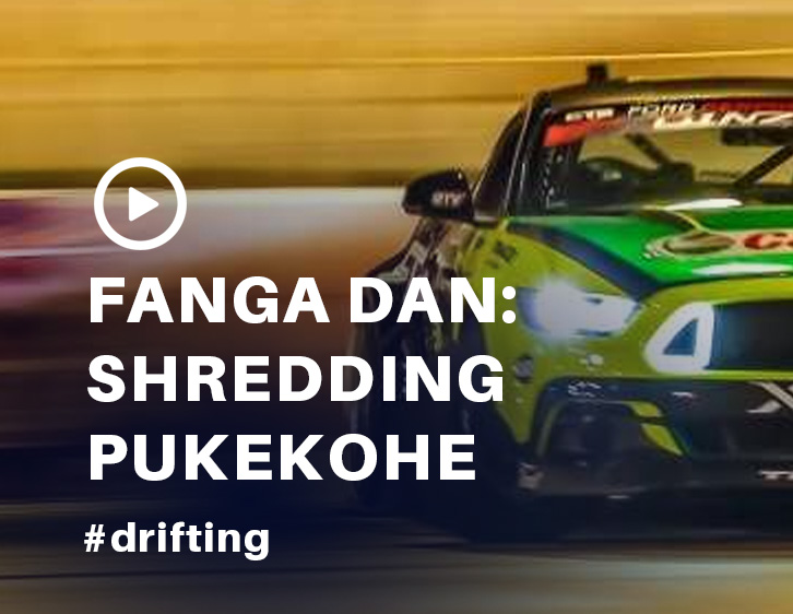 Fanga Dan shredding Pukekohe Park Raceway